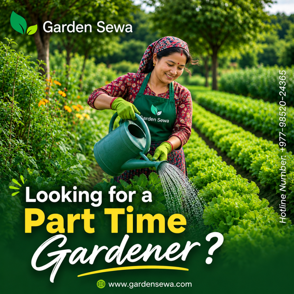 Hire a gardener in Kathmandu 